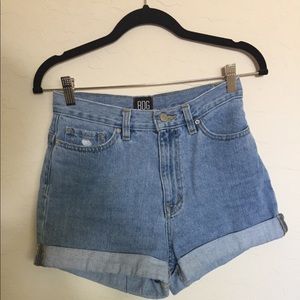 High waisted mom shorts